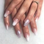 french accented glitter