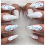 glam white glitter multi