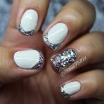 multi color glitter white