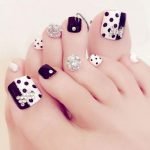 polka dot stone toes