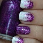 purple glitter white