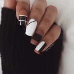 white black brown matte