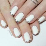 white chrome tips
