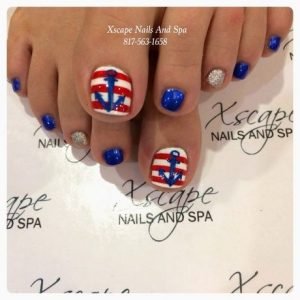 red white blue anchor