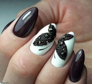 3d butterfly white black