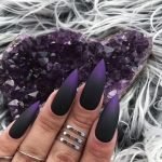 black purple ombre