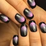 black tip purple ombre