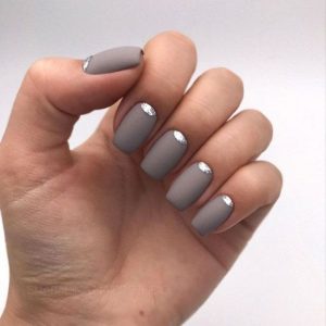 matte taupe chrome touch