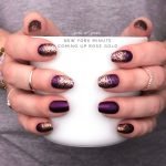 dark purple gold glitter
