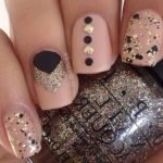 glitter design on clear