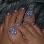 glitter toes