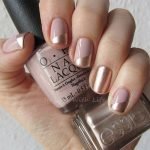 metallic shine on taupe