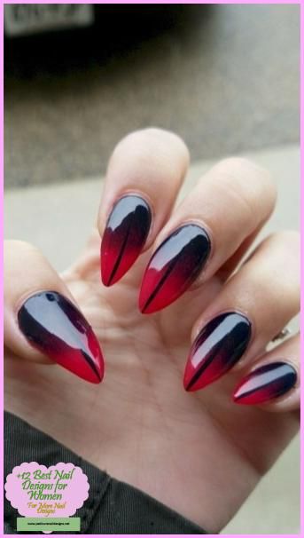 40 Stunning Black Ombre Nails |