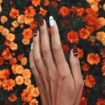 red white stripe modern