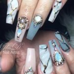 rhinestone glam marble