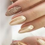 solid gold with glitter