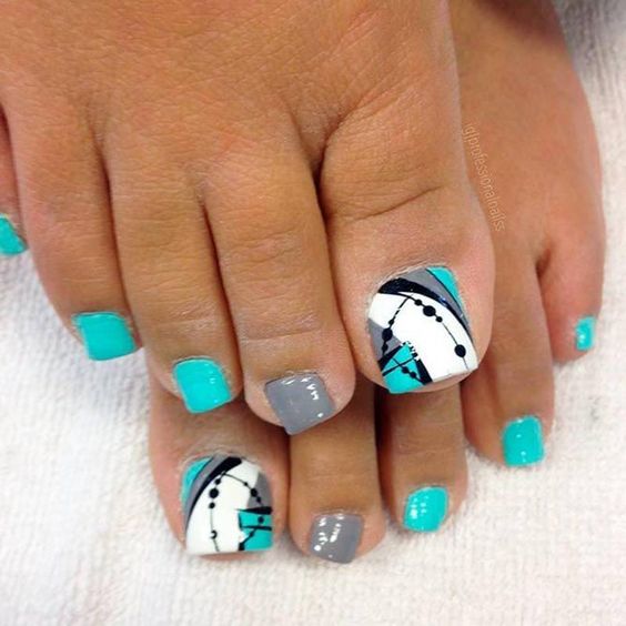 turquoise design toes | My Blog
