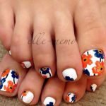 white base with flowers