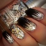 black gold glitter firework nye