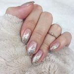 glitter chrome tips nye
