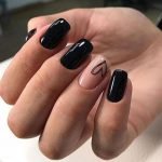 black illustrated heart