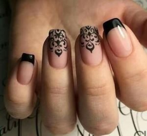 matte black design french