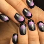 black tip french ombre