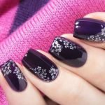 burgundy metallic stamp