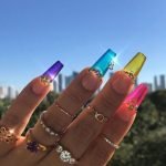 colorful clear glam