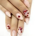 falling glitter hearts