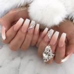 glam stones french ombre