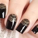 gold lace stamp