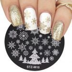 gold snowflake stamps