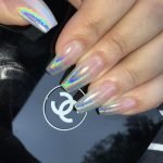 iridescent clear acrylic