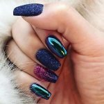 jewel tone glitter dip