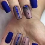 matte blue lace stones