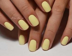 dip powder yellow light