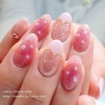 pearl gold heart clear