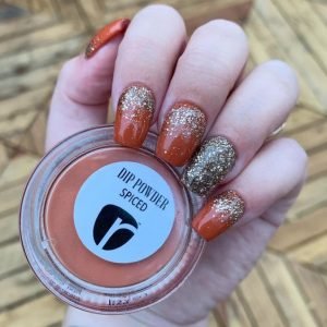 dip powder burnt orange