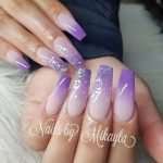 purple french ombre