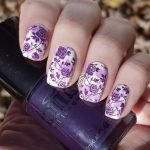purple rose stamps