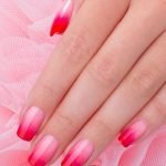 red french ombre stripe