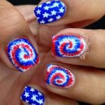 red white blue tie dye