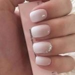 rhinestone accent ombre