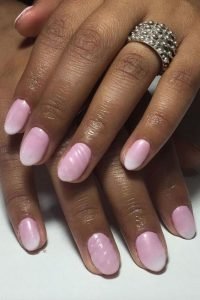 lifted texture ombre white pink