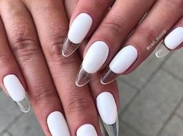 clear ends with white