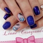 blue texture butterfly