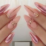 chrome nude pink