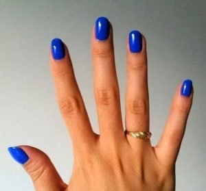 shellac bright blue