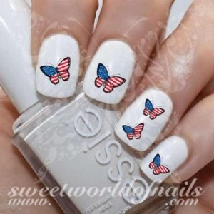 american flag butterfly